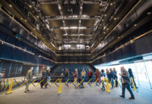 New Lindemann PAC to serve as ‘artistic incubator’ at Brown SOARING CEILING: Members of the Brown University arts community tour the Lindemann Performing Arts Center in April, walking through the main performance space that can transform into numerous configurations, from a 625-seat orchestra hall to a 250-seat proscenium theater. COURTESY BROWN UNIVERSITY/NICK DENTAMARO