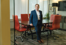 Dean deTonnancourt, HomeSmart Professionals Real Estate CEO, owner and broker MAKING DEALS: Dean deTonnancourt, CEO, owner and broker for Warwick-based HomeSmart Professionals Real Estate, has grown his agency to more than 250 associates and routinely sits among the top five companies in the state based on both closed transactions and sales volume.
PBN PHOTO/RUPERT WHITELEY