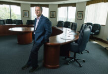 Jeffery Cascione, Navigant Credit Union senior vice president and director of commercial banking SUNNY SIDE UP: Jeffrey Cascione opened his own restaurant in Miami before returning home to Rhode Island to enter the financial services realm.
PBN PHOTO/RUPERT WHITELEY