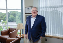 Ross L. Nelson, Cox Communications Inc. New England market vice president INVESTING IN RHODE ISLAND: Cox Communications Inc. New England Market Vice President Ross L. Nelson persuaded the company’s corporate office to commit $125 million to improve fiber infrastructure throughout the Ocean State.
PBN PHOTO/TRACY JENKINS