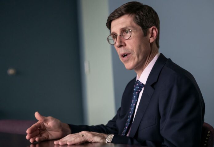 smiley-1 A REQUEST FOR PROPOSALS has been issued by Providence Mayor Brett Smiley's administration to upgrade the city’s PVD311 system. The city has budgeted $100,000 for the project. / PBN FILE PHOTO/MICHAEL SALERNO