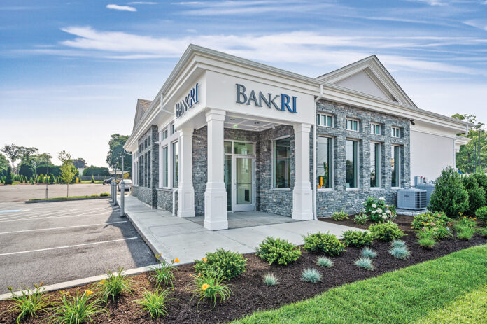 VALUED: New bank branches are popping up around the state, including this Bank Rhode Island location on Oaklawn Avenue in Cranston.
COURTESY BANK RHODE ISLAND/ARTISTIC IMAGES VALUED: New bank branches are popping up around the state, including this Bank Rhode Island location on Oaklawn Avenue in Cranston.
COURTESY BANK RHODE ISLAND/ARTISTIC IMAGES
