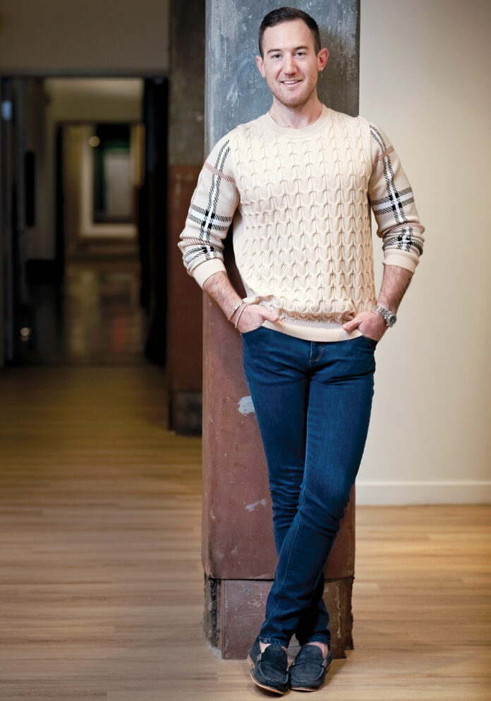  Tom Canterino founded Providence-based digital marketing agency LevelUP Digital Solutions in 2020. / PBN PHOTO/MICHAEL SALERNO