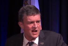 Parlange says URI has had ‘great momentum’ MARC B. PARLANGE, University of Rhode Island's president, delivers Tuesday the State of the University address on campus. / SCREENSHOT VIA YOUTUBE