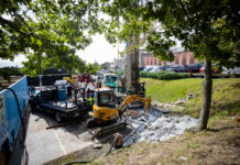 Brown digs geothermal test wells on campus in search for renewable energy