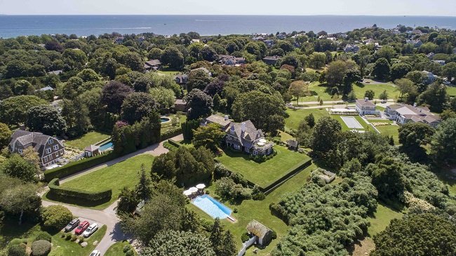 A HOME CONSTRUCTED in 1910 at 8 Popon Road in the Watch Hill section of Westerly recently sold for $14 million, making it the second-largest home sale in the state in 2023 as of early December. / COURTESY LILA DELMAN COMPASS