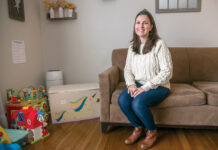‘She-cession’ cessation: Women’s employment hits record high, but hardships endure ROUGH RETURN: Erin Thibeault went back to work as a teacher this fall after having a child but didn’t expect the trouble she and her husband had in finding day care for her daughter.
PBN PHOTO/MICHAEL SALERNO