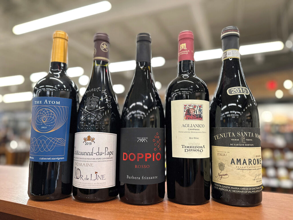 GIVING MOOD? ’Tis the season for gifts and here are three wines that would be worthy presents.  COURTESY JESSICA NORRIS GRANATIERO