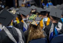 URI modifies spring commencement weekend, all ceremonies now inside Ryan Center THE UNIVERSITY OF RHODE ISLAND has modified its spring commencement weekend where all eight individual colleges will have their own ceremonies inside the Ryan Center on May 17-19. / COURTESY UNIVERSITY OF RHODE ISLAND