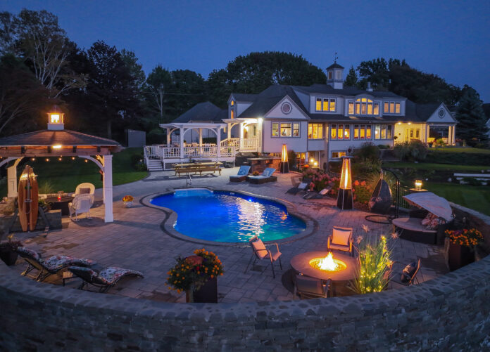 A SINGLE-FAMILY HOME at 127 Adams Point Road in Barrington recently sold for $3.7 million. / COURTESY MOTT & CHACE SOTHEBY'S INTERNATIONAL REALTY A SINGLE-FAMILY HOME at 127 Adams Point Road in Barrington recently sold for $3.7 million. / COURTESY MOTT & CHACE SOTHEBY'S INTERNATIONAL REALTY