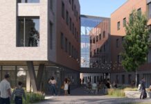 Bryant University to build new residence hall for upperclass students BRYANT UNIVERSITY will build a new residence hall on campus to house 204 upperclass students, and be ready for 2025. / COURTESY AYERS SAINT GROSS