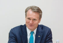 BRIAN T. MOYNIHAN, chairman and CEO of Bank of America Corp., has been elected chancellor of the Corporation of Brown University. / PBN FILE PHOTO/RUPERT WHITELEY