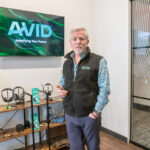 NEW DIGS: Thomas Finn, CEO of AVID Products Inc., stands in the company’s new headquarters in Providence. AVID recently relocated from Middletown.  PBN PHOTO/MICHAEL SALERNO