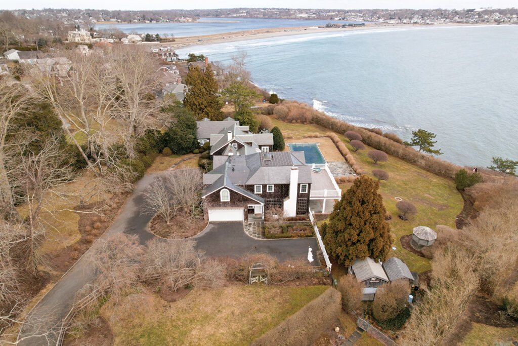 3 2 Barclay Square | Newport  Price: $12,250,000 | Date of sale: Oct. 2, 2023 Buyers: John P. Rollo and Michelle Russo Seller: Mary Brittain Bardes Damgard, trustee of the  Mary Brittain Bardes Damgard Revocable Trust Broker(s): NA Year built: 1947 | Bathrooms: 6 full, 2 half | Bedrooms: 6 Living space: 5,515 square feet Previous price: Sold for $2,735,000 in 2006. / PBN PHOTO/ARTISTIC IMAGES