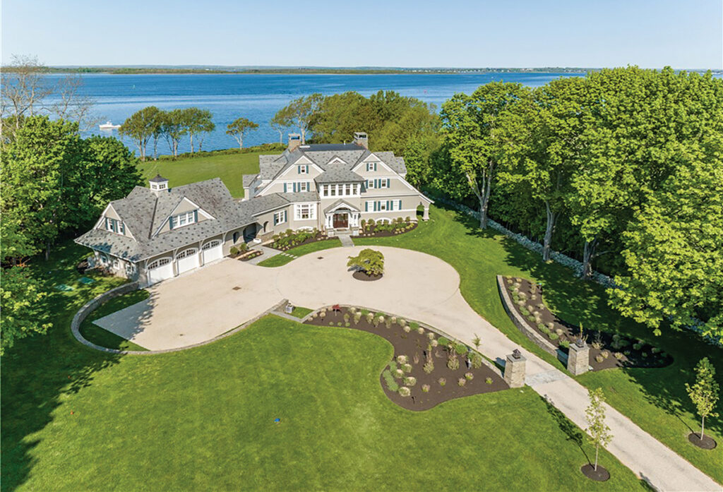 7 458 Poppasquash Road | Bristol  Price: $8,000,000 | Date of sale: Aug. 1, 2023 Buyers: Gregory J. and Renata P. Hayes Sellers: Kevin and Margaret Puopolo Broker(s): Randall Realtors Compass (buyer); Landvest Inc. (seller) Year built: 2010 | Bathrooms: 5 full, 1 half | Bedrooms: 5 Living space: 7,148 square feet Previous price: Sold for $6,725,000 in 2021 / COURTESY RANDALL REALTORS COMPASS