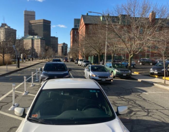 PROVIDENCE MAYOR Brett P. Smiley has floated the possibility of removing the bike lanes on South Water Street to make more room for motor vehicles while part of the Washington Bridge is rebuilt over two years. / PBN PHOTO