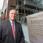 IN DISPUTE: Joseph R. Paolino Jr., in front of Paolino headquarters in Providence. He is challenging the city’s $51.5 million valuation of the 50 Kennedy Plaza property. PBN FILE PHOTO/­MICHAEL SALERNO