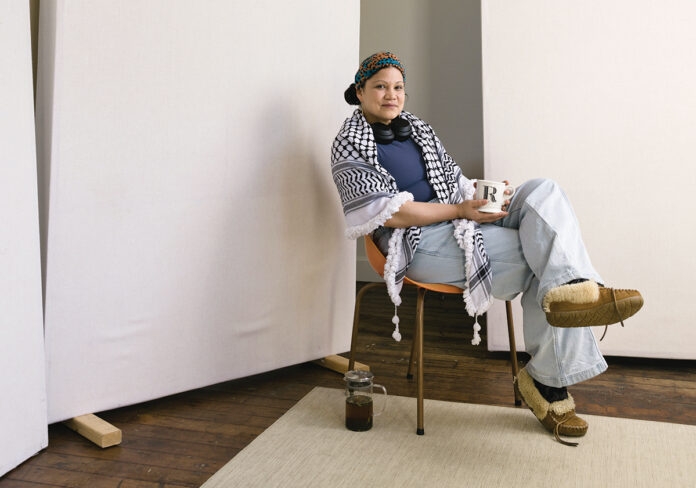 ON A JOURNEY: Rachel Averitt, owner of Rely on Rach, moved from Vermont to Rhode Island three years ago and has built a community of small-business owners and entrepreneurs through a monthly networking potluck dinner in Bristol.  PBN PHOTO/RUPERT WHITELEY