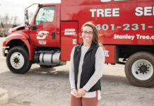 Clift improved operations to help Stanley Tree’s growth WORK IN PROCESS: Stephanie Clift, Stanley Tree Service Inc.’s vice president of finance and administration, helped the company transition its accounting software to a new system that, if used properly, will generate job-costing reports.
PBN PHOTO/TRACY JENKINS