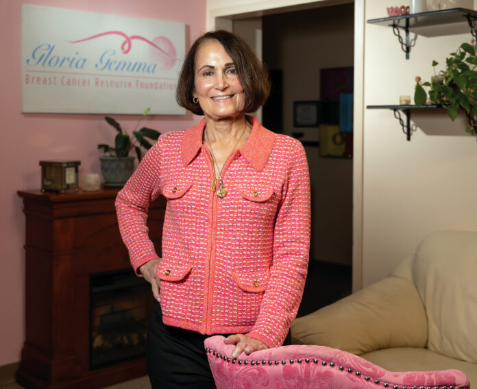 ONGOING FIGHT: Maria Gemma-Corcelli says The Gloria Gemma Breast Cancer Resource Foundation, which she is the executive director of, has evolved alongside the changing needs of those affected by cancer, especially breast cancer, by being adaptive, responsive and adjustable in its approaches.
PBN PHOTO/DAVID HANSEN ONGOING FIGHT: Maria Gemma-Corcelli says The Gloria Gemma Breast Cancer Resource Foundation, which she is the executive director of, has evolved alongside the changing needs of those affected by cancer, especially breast cancer, by being adaptive, responsive and adjustable in its approaches.
PBN PHOTO/DAVID HANSEN