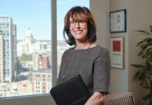 GIVING BACK: Renée A.R. Evangelista, managing partner for Day Pitney LLP, firmly believes in serving the broader community to help improve the lives of others.  PBN PHOTO/DAVID HANSEN
