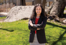 FAMILY MATTERS: Victoria Heimer-McGinn, co-founder and president of Brain Waves Rhode Island and a psychology professor at Roger Williams University, needed to better understand schizophrenia after her uncle was diagnosed with the mental health disorder.  PBN PHOTO/TRACY JENKINS