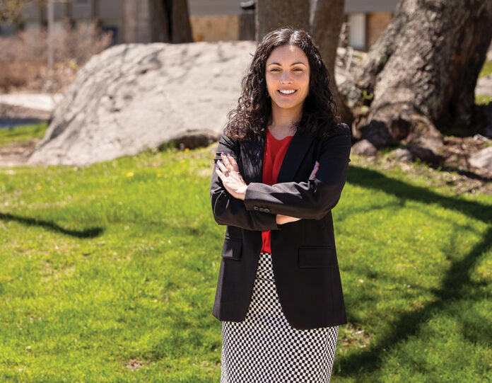 FAMILY MATTERS: Victoria Heimer-McGinn, co-founder and president of Brain Waves Rhode Island and a psychology professor at Roger Williams University, needed to better understand schizophrenia after her uncle was diagnosed with the mental health disorder.  PBN PHOTO/TRACY JENKINS