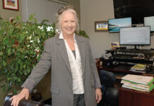 UNFURLING OF THE WELCOME MAT: Under Linda E. Hurley’s leadership, CODAC Behavioral Health has rolled out innovative medication-assisted treatment programs, or MAT programs, for substance use disorder that have become national models.  PBN PHOTO/ELIZABETH GRAHAM