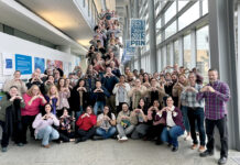 Amgen Rhode Island PROMOTING INCLUSION: Amgen Rhode Island strikes the International Women’s Day #InspireInclusion pose during Women’s History Month 2024.
COURTESY AMGEN RHODE ISLAND