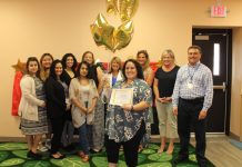 Children’s Friend & Service SHINING STARS: Children's Friend & Service staff members celebrate receiving a five-star rating from BrightStars at the agency's Dorcas International Institute of Rhode Island site in Providence. / COURTESY CHILDREN'S FRIEND & SERVICE