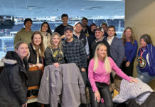 JPS Construction and Design Inc. GAME ON: Employees for JPS Construction & Design Inc. take in a Providence Bruins game at the Amica Mutual Pavilion in Providence.
COURTESY JPS CONSTRUCTION & DESIGN INC.