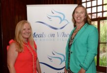 Blue Cross’ Pitney elected new Meals on Wheels board president CHRISTINA PITNEY, Blue Cross & Blue Shield of Rhode Island’s senior vice president of government programs, has been elected as the new board president for Meals on Wheels of Rhode Island. Pictured at left with Pitney is Meals on Wheels Executive Director Meagan Grady. / COURTESY MEALS ON WHEELS OF RHODE ISLAND