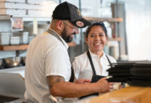 Newport Restaurant Group AT YOUR SERVICE: Servers work at the counter at Iron Works Restaurant in Warwick, which is part of Newport Restaurant Group.
COURTESY NEWPORT RESTAURANT GROUP