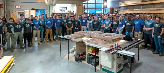 TEAMWORK: Employees at Sweenor Builders Inc. prioritize integrity, respect and growth, cultivating an environment where every voice is valued.
COURTESY SWEENOR BUILDERS INC. TEAMWORK: Employees at Sweenor Builders Inc. prioritize integrity, respect and growth, cultivating an environment where every voice is valued.
COURTESY SWEENOR BUILDERS INC.