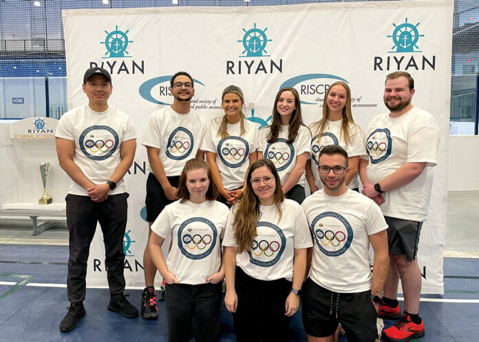 GOING FOR GOLD: Staffers at Citrin Cooperman & Co. LLP compete in the Rhode Island Society of Certified Public Accountants’ Olympics event.
COURTESY CITRIN COOPERMAN & CO. LLP GOING FOR GOLD: Staffers at Citrin Cooperman & Co. LLP compete in the Rhode Island Society of Certified Public Accountants’ Olympics event.
COURTESY CITRIN COOPERMAN & CO. LLP