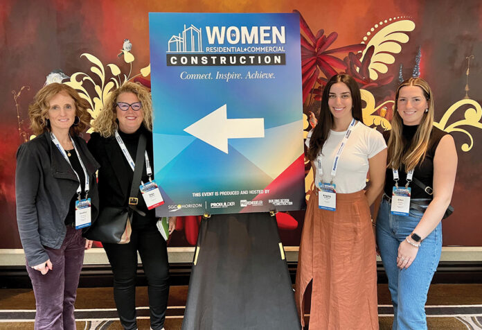 SELF-PROMOTION: RIKB Design Build employees attend the Kitchen and Bath Industry Show in Las Vegas that was focused on women in construction.
COURTESY RIKB DESIGN BUILD SELF-PROMOTION: RIKB Design Build employees attend the Kitchen and Bath Industry Show in Las Vegas that was focused on women in construction.
COURTESY RIKB DESIGN BUILD