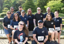 The Town Dock FAST TRACK: The Town Dock employees compete in a recent local road race.
COURTESY THE TOWN DOCK