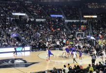 ACCORDING TO A STUDY by Philadelphia-based consulting firm EConsultSolutions Inc., Providence College's athletic programs, including the men's basketball team, generate approximately $100.3 million in total economic impact across Rhode Island annually, creating and/or generating 630 jobs in the process. / PBN FILE PHOTO/JAMES BESSETTE