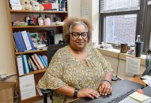 Jennifer Watkins FINDING HOMES: Jennifer Watkins, vice president of emergency shelters and housing problem solving at Crossroads Rhode Island, and her staff help house more and more families each year.
PBN PHOTO/TRACY JENKINS