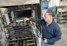 Perfecting the detailed heat-treating process CLOSER LOOK: S&P Heat Treating Inc. Vice President Mike Rapoza examines parts at the company’s Warwick facility, which offers metal-hardening services for a variety of industries.
PBN PHOTO/MICHAEL SALERNO