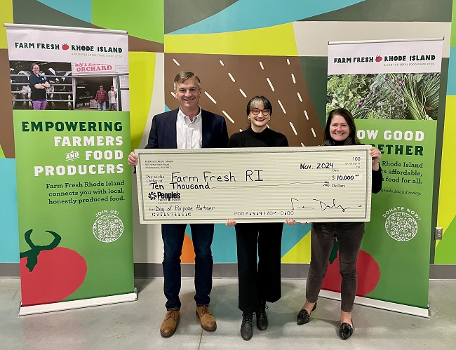 PCU donation to Farm Fresh R.I.