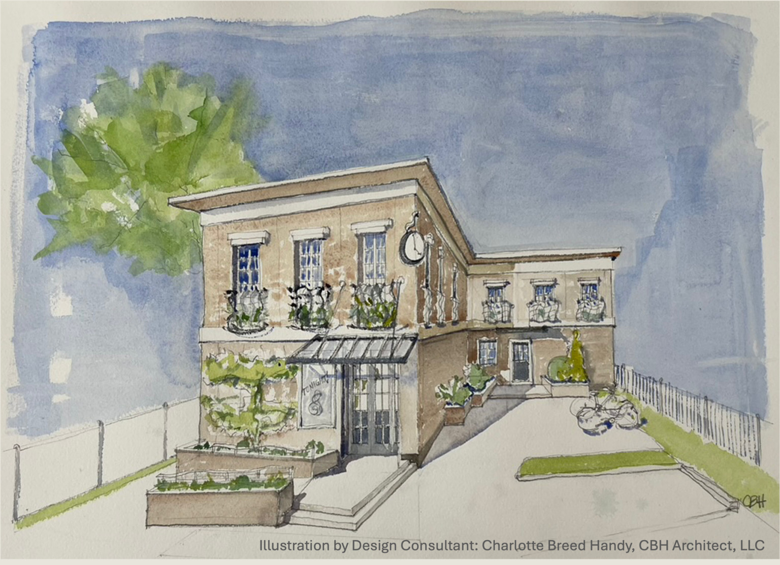 A RENDERING shows Gather RI's new office at 189 Broadway in Providence. / COURTESY GATHER RI VIA CBH ARCHITECT LLC