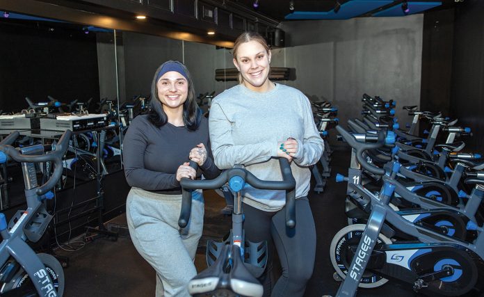 A GROWTH OPPORTUNITY: Erynn Field, right, and Carina Labonte have opened Tidal Wave Training LLC and plan to use their background in sports performance, strength training and coaching to help clients.
PBN PHOTO/KATE WHITNEY LUCEY A GROWTH OPPORTUNITY: Erynn Field, right, and Carina Labonte have opened Tidal Wave Training LLC and plan to use their background in sports performance, strength training and coaching to help clients.
PBN PHOTO/KATE WHITNEY LUCEY