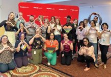 At CVS, health equity is a way of doing business HEARTWARMING: CVS Health Corp. employees pose and make hand gestures forming hearts during a company event.
COURTESY CVS HEALTH CORP.
