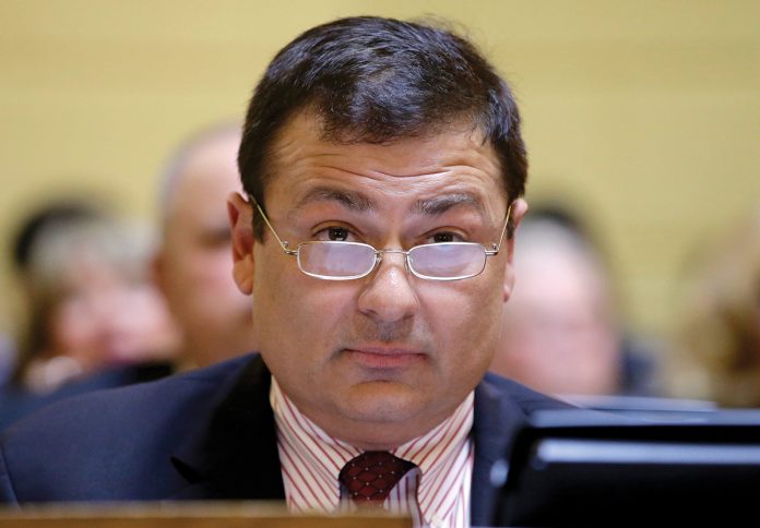 WHAT’S ON TAP: R.I. House Speaker K. Joseph Shekarchi, D-Warwick, will be the guest speaker at the Northern Rhode Island Chamber of Commerce’s Eggs & Issues Breakfast event on Jan. 8 at Kirkbrae Country Club in Warwick.  AP FILE PHOTO/STEVEN SENNE
