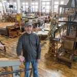 STILL GOING STRONG: Michael Gagnon, who founded Mike’s Estate Services in West Warwick in 1998, says much of his business these days comes from people looking to downsize their holdings or children of retired parents looking to unload inherited valuables.  PBN PHOTO/MICHAEL SALERNO