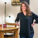 PROBLEM-SOLVER: ­Rebecca Twitchell launched workplace consulting firm Half Full LLC with two partners 20 years ago to help companies achieve long-term goals and support their employees. After the Great Recession, Twitchell took over the business and positioned it with a stronger social impact model.   PBN PHOTO/­MICHAEL SALERNO