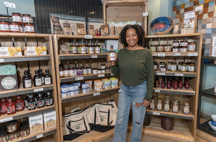 LESSON LEARNED: Savannah Campbell has built her business Caribe & Co. LLC with the help of her presence on TikTok, but with talks of banning the social media platform, she has diversified her marketing.  PBN PHOTO/­MICHAEL SALERNO