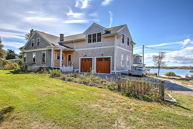 A CAPE-STYLE HOME built in 1855 with a view of the water at 82 Maple Drive in South Kingstown recently sold for $1.41 million. / COURTESY RESIDENTIAL PROPERTIES LTD.