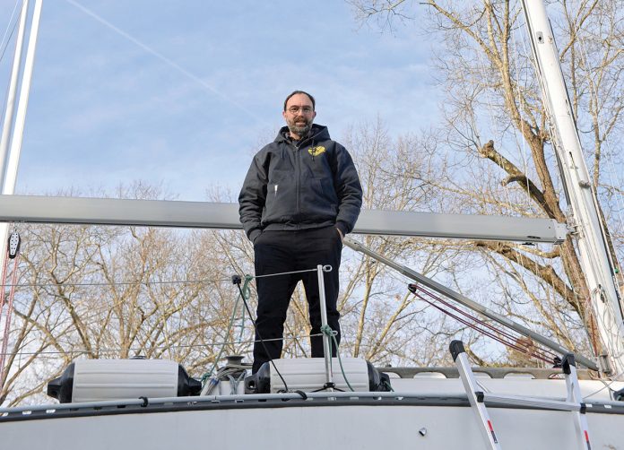 EXPERIENCED: Martingale Marine Services owner Daniel Martinez, with more than 25 years in the marine services industry, is pictured at the Safe Harbor shipyard in Warwick.
PBN PHOTO/ELIZABETH GRAHAM EXPERIENCED: Martingale Marine Services owner Daniel Martinez, with more than 25 years in the marine services industry, is pictured at the Safe Harbor shipyard in Warwick.
PBN PHOTO/ELIZABETH GRAHAM